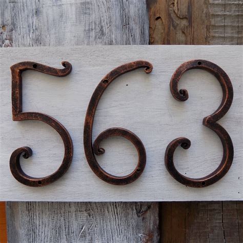 global metal house numbers|metal house numbers.